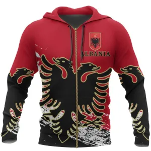 Albania Special Zipper Hoodie A7