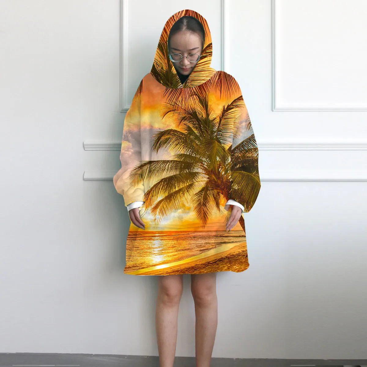 Barbados Wearable Blanket Hoodie