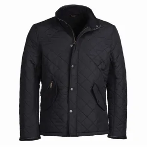 Barbour Powell Mens Quilted Jacket - Black