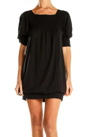 Black Flowy Mini Dress