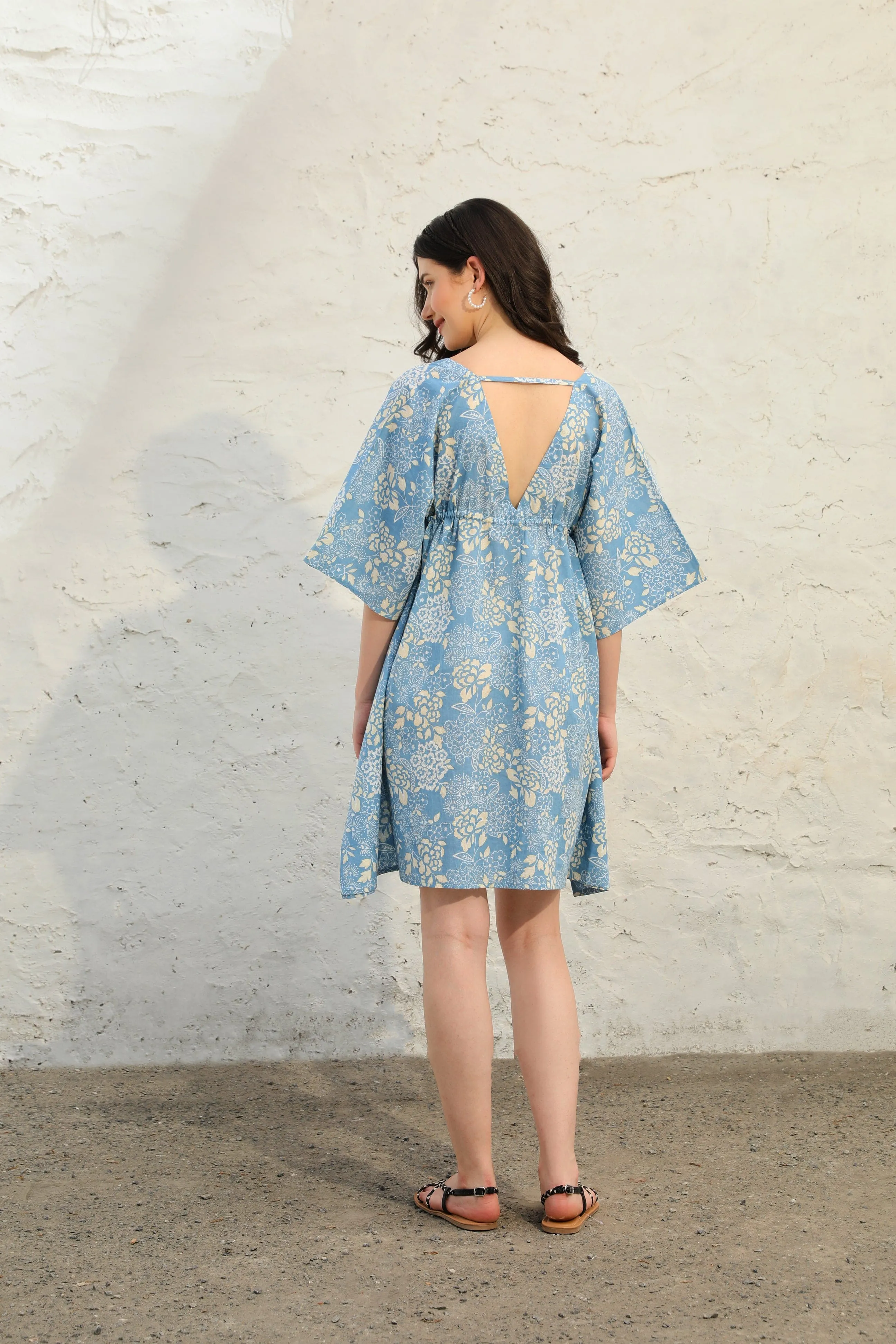 Blue Breeze Kaftan Dress