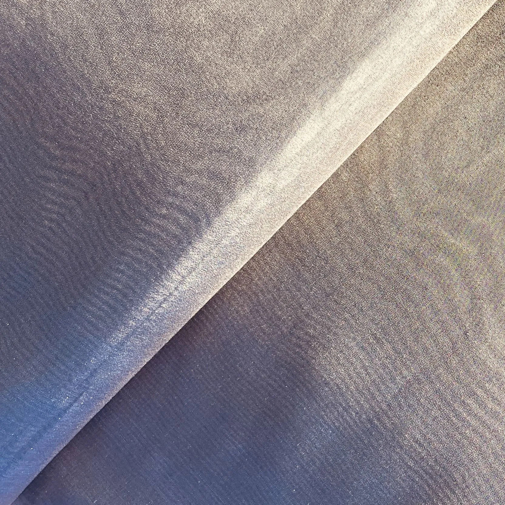 Blue Solid Plain Tissue Fabric 18755