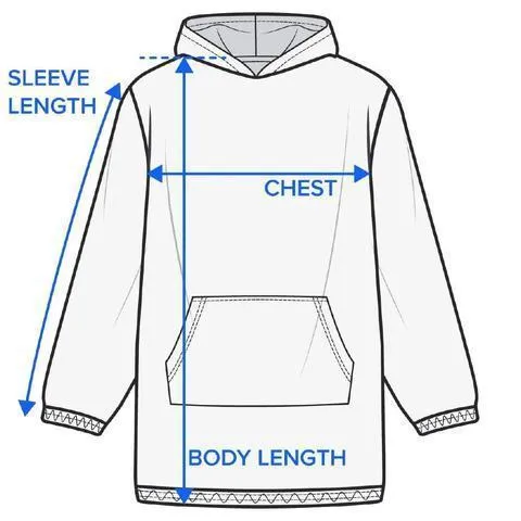 Budelli Beach Wearable Blanket Hoodie