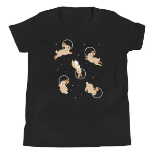 Bunnies In Space Kid's Youth Tee