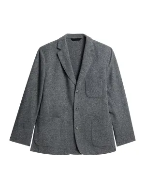 Carlton Cardigan Blazer / Mid Grey Melange