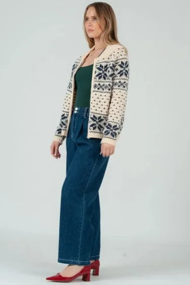 Clara Patterned Cardigan