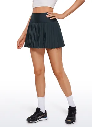 Feathery-Fit Soft High Waist Pleated Tennis Skirt 14''