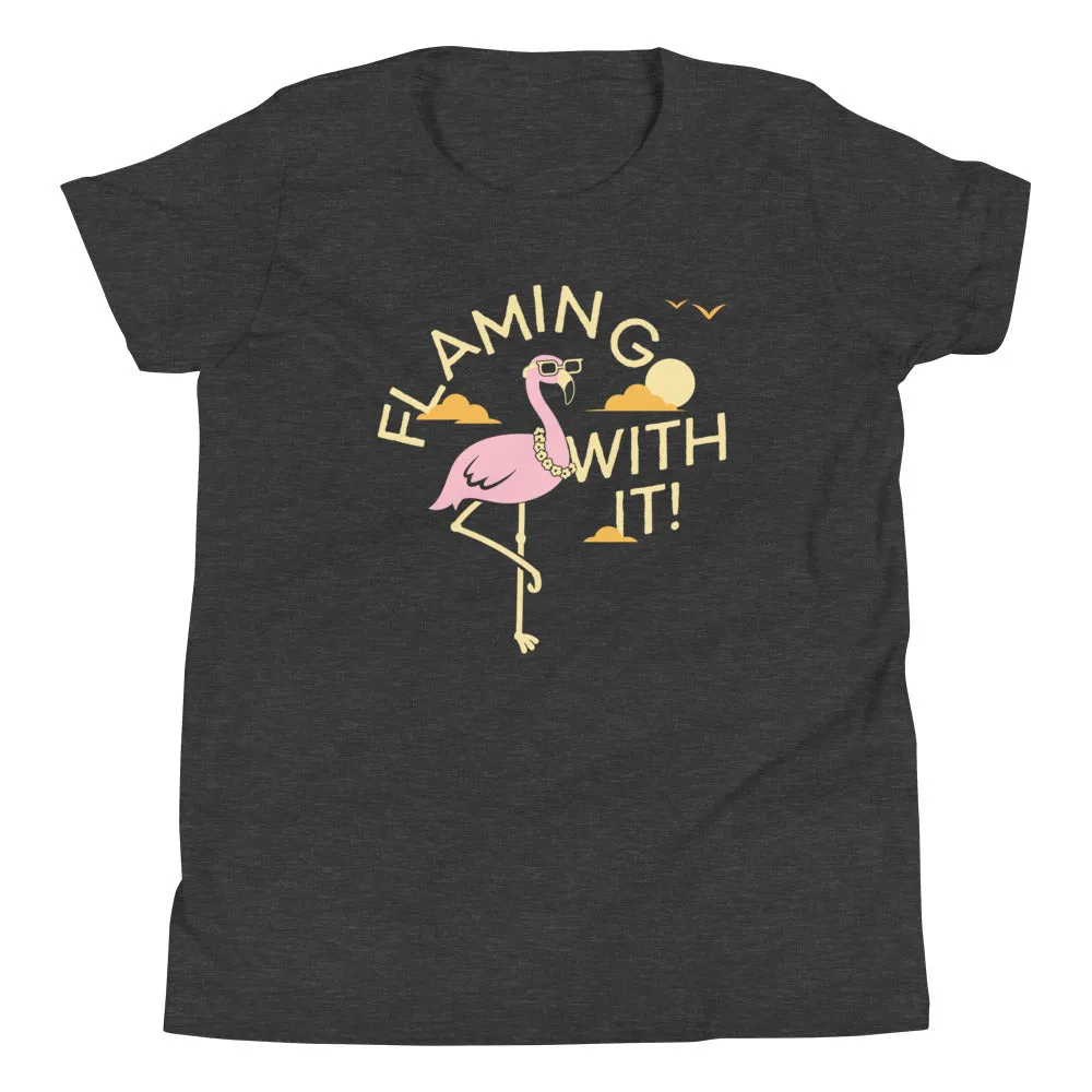 Flamingo With It Kid's Youth Tee