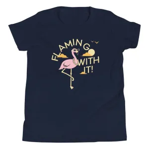 Flamingo With It Kid's Youth Tee