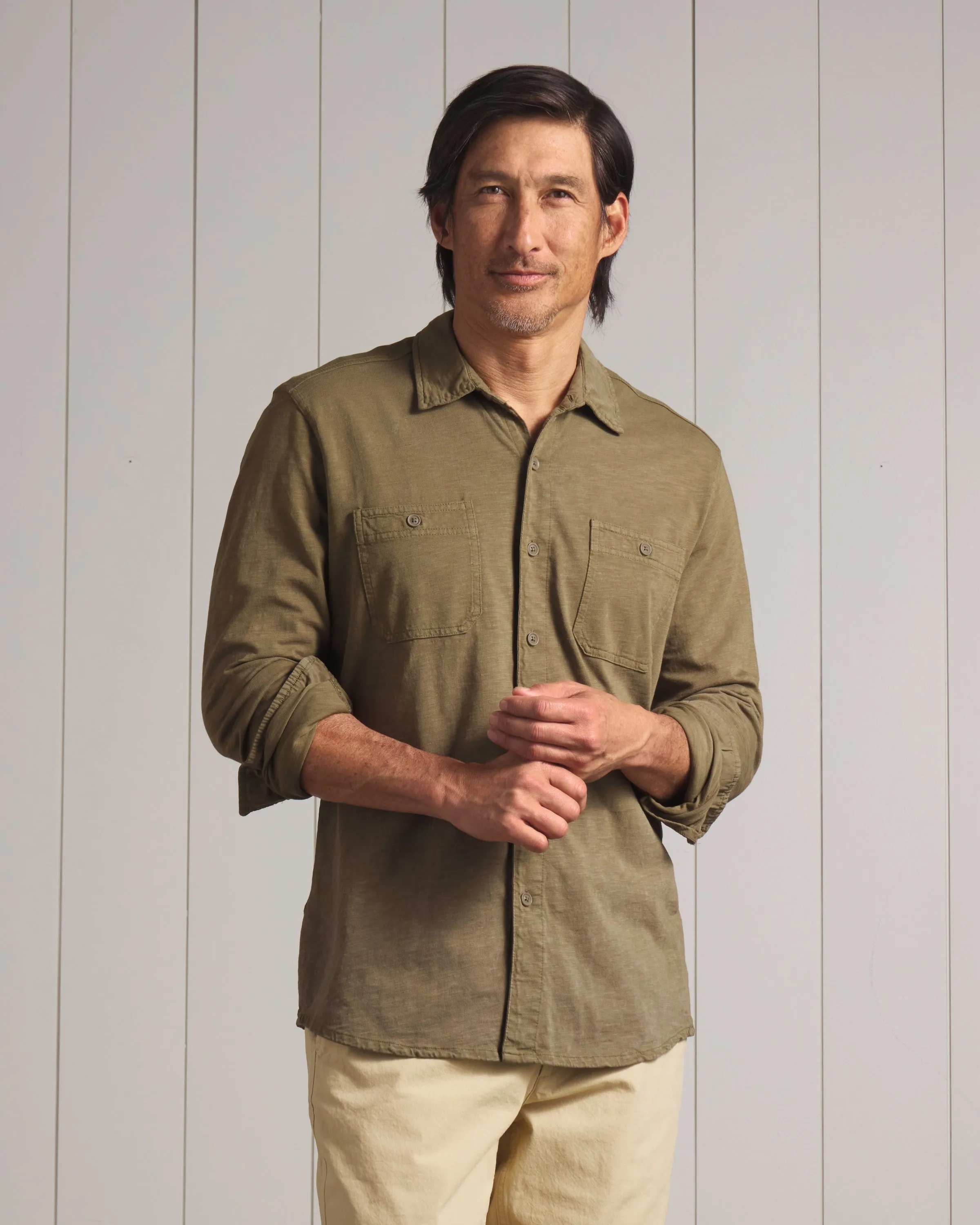 Flex Everyday Knit Shirt - Faded Olive