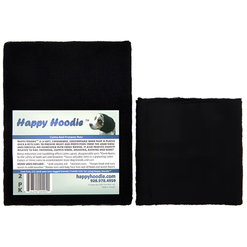 Happy Hoodie Small and Medium/Large Set Black