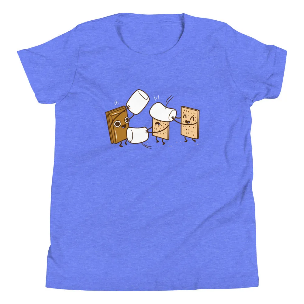 How S'mores Are Made Kid's Youth Tee