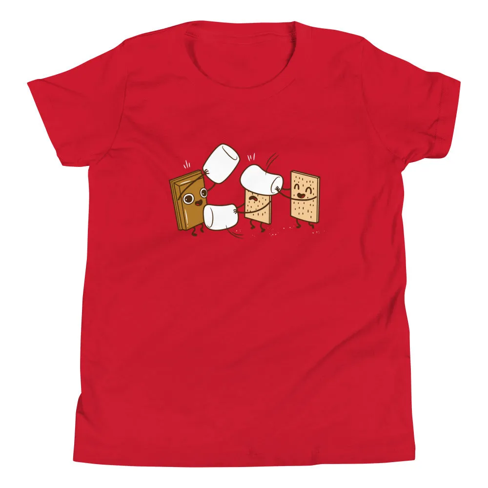 How S'mores Are Made Kid's Youth Tee