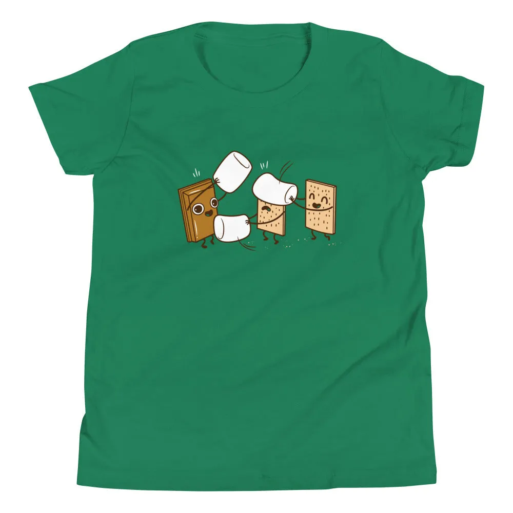 How S'mores Are Made Kid's Youth Tee