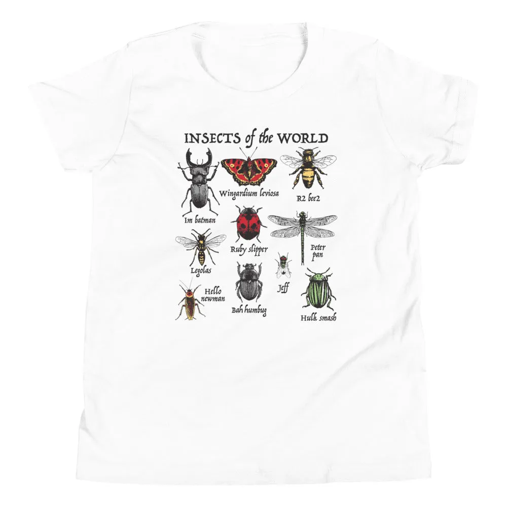 Insects Of The World Kid's Youth Tee