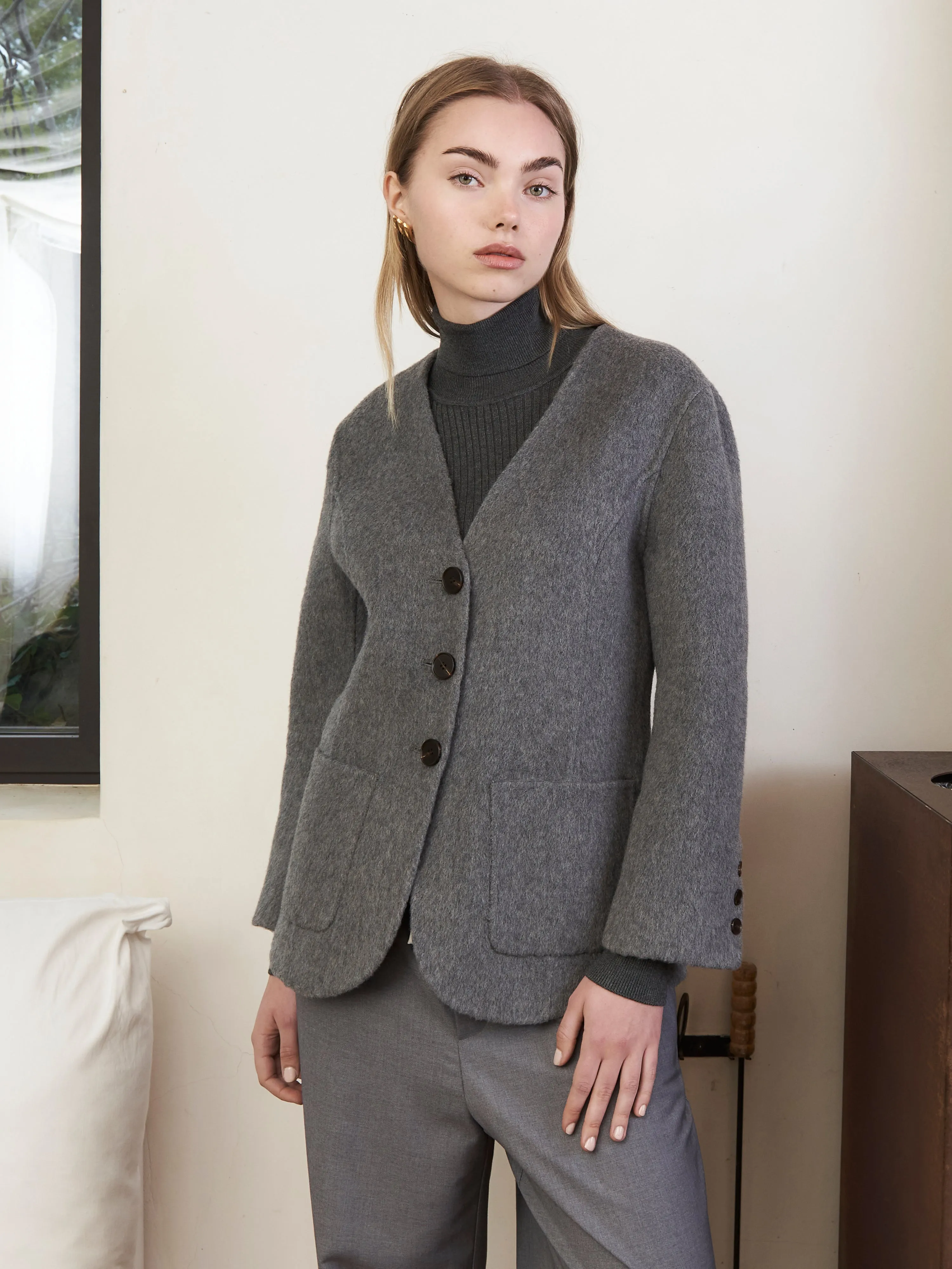 LADY JACKET GREY