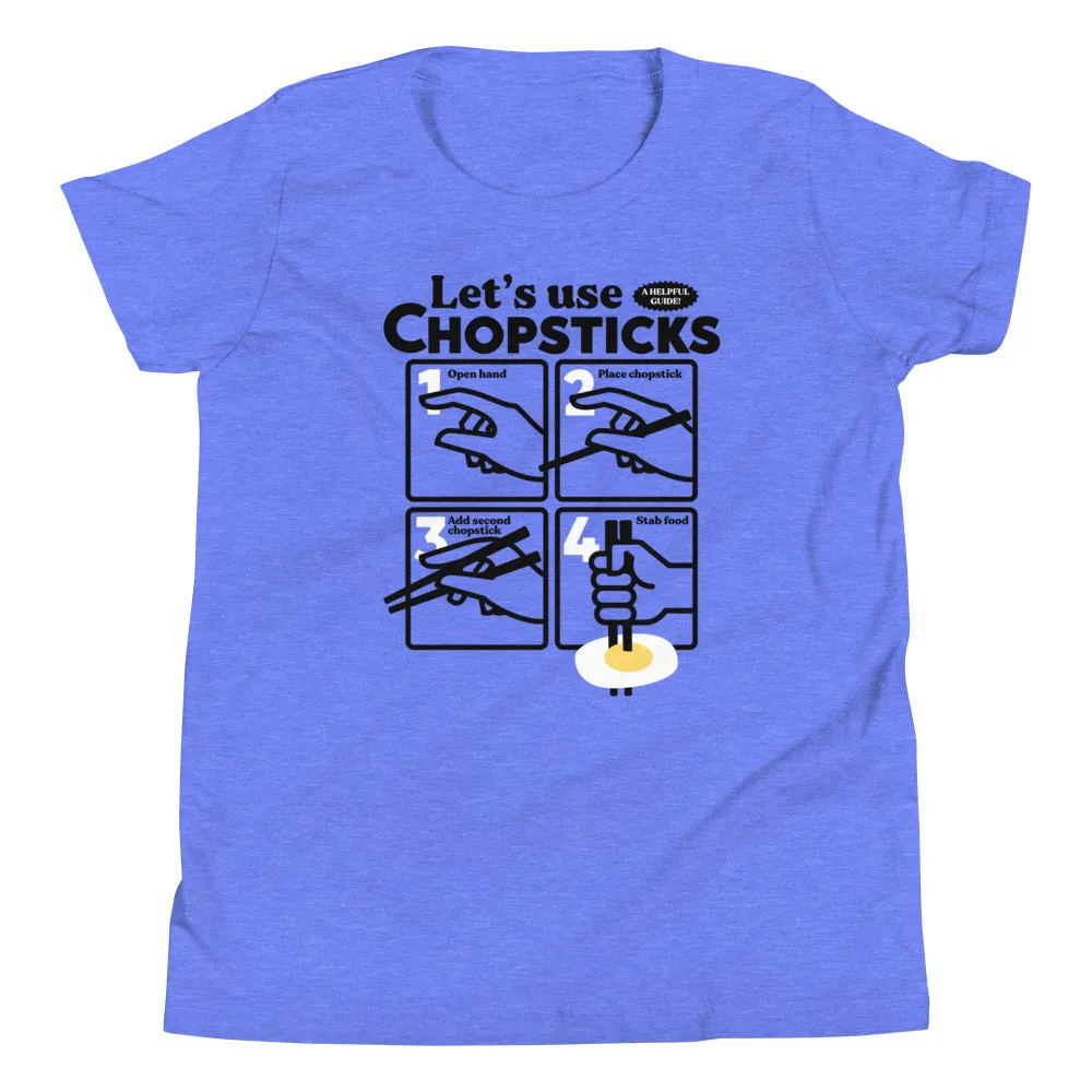 Let's Use Chopsticks Kid's Youth Tee