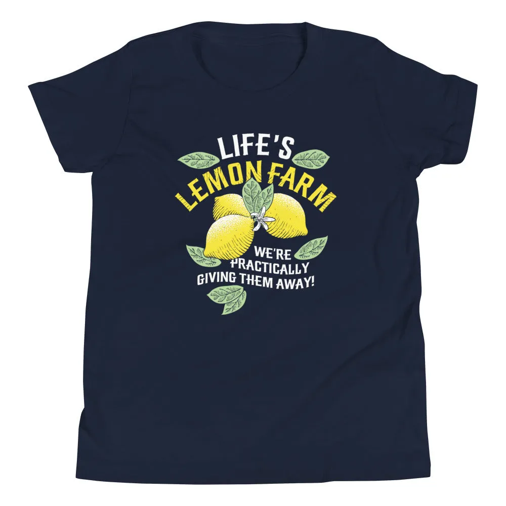 Life's Lemon Farm Kid's Youth Tee