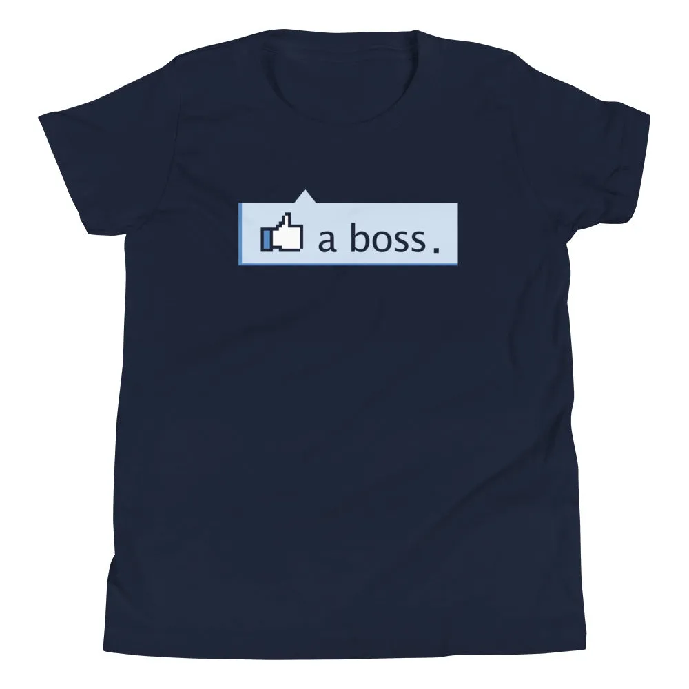 Like A Boss Thumbs Up Kid's Youth Tee