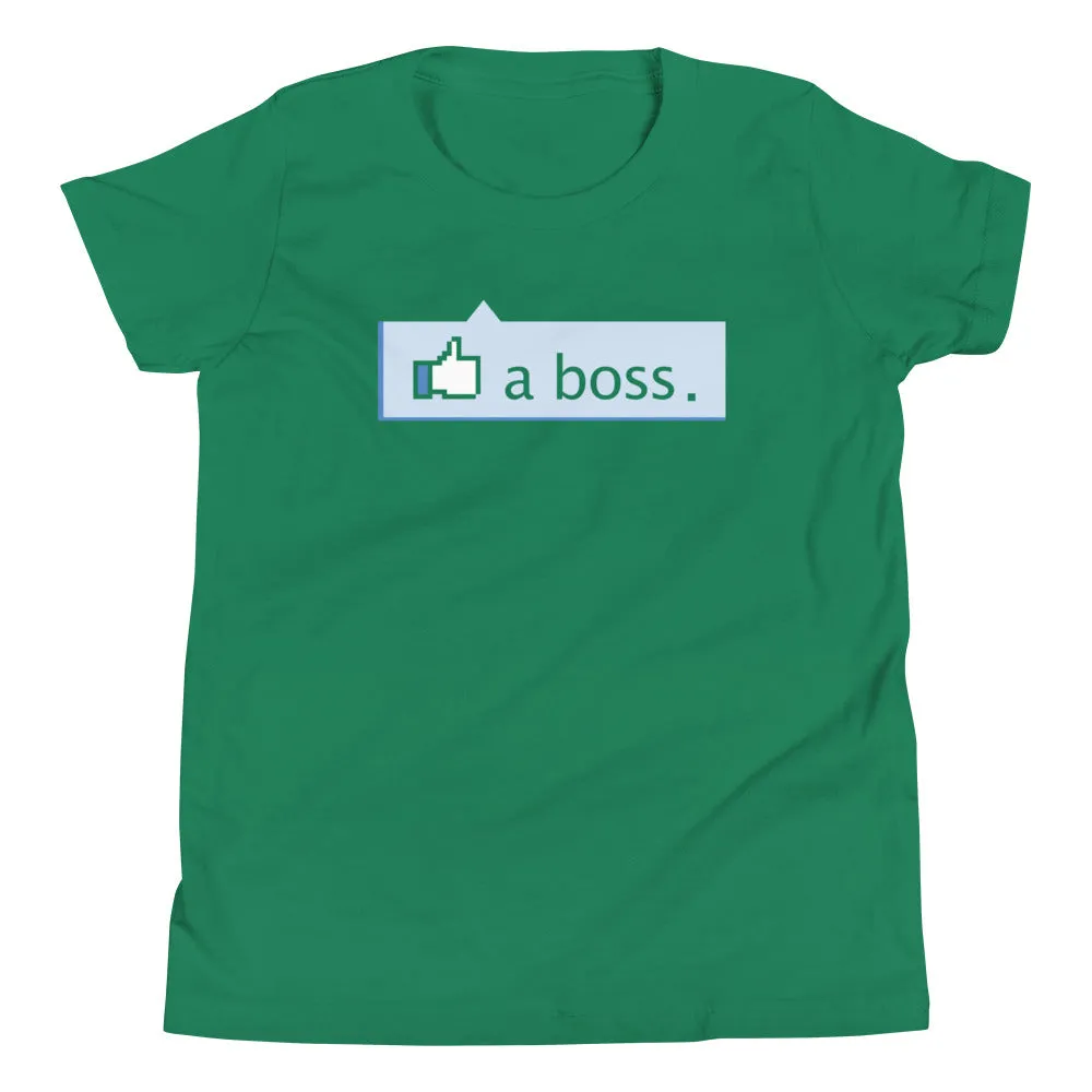 Like A Boss Thumbs Up Kid's Youth Tee