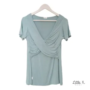 Little K Bamboo Mama PJ Seafoam