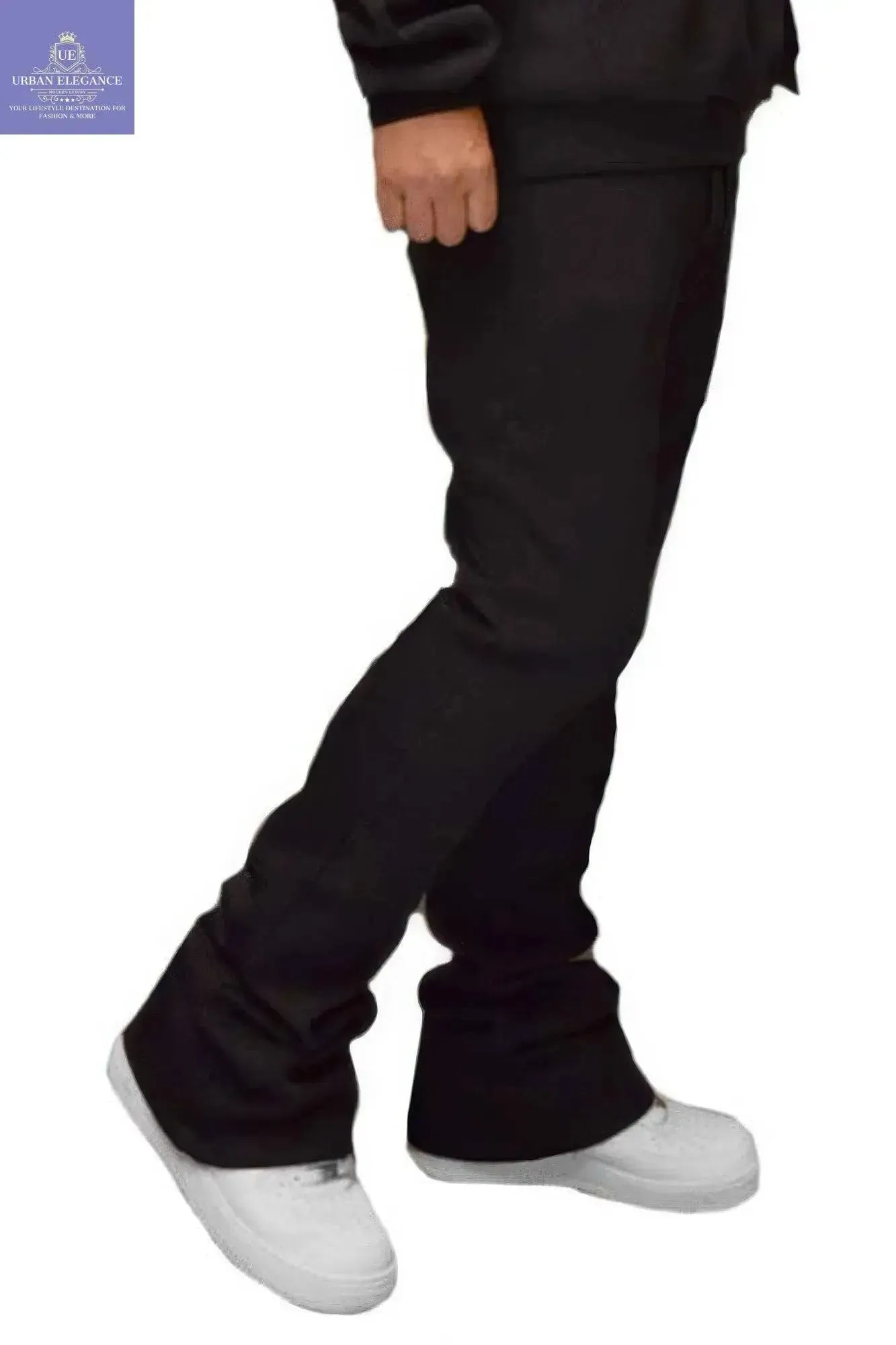 Men's Modern Flared Stacked Sweatpants