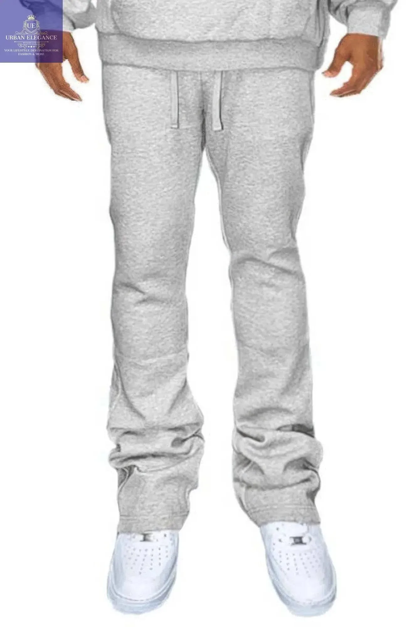 Men's Modern Flared Stacked Sweatpants