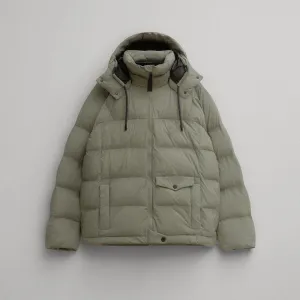 Men’s Puffer Jacket In Grey