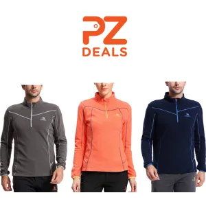 Mens/Womens Lightweight Polar Fleece Pullover Jackets