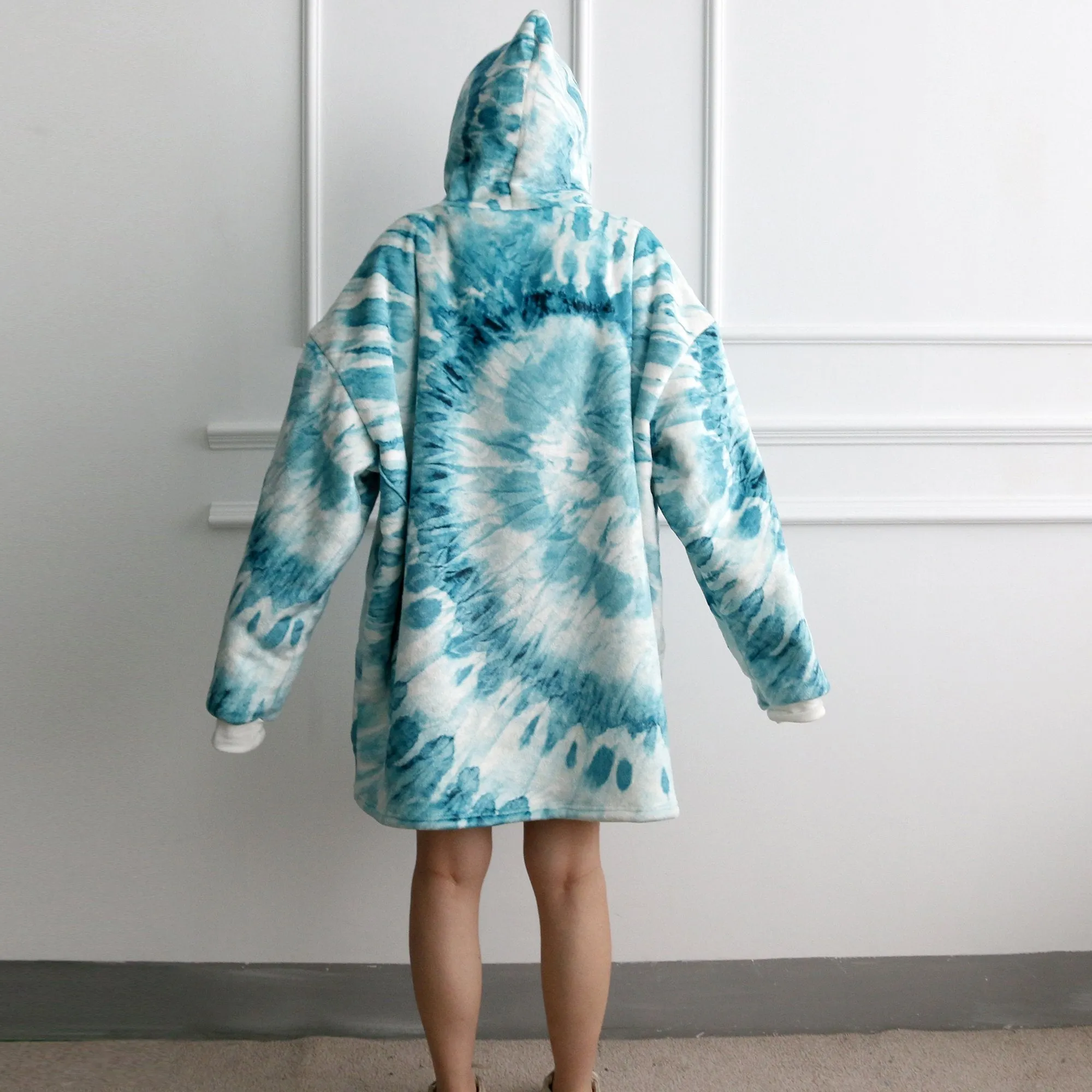 Ocean Tide Eye Wearable Blanket Hoodie