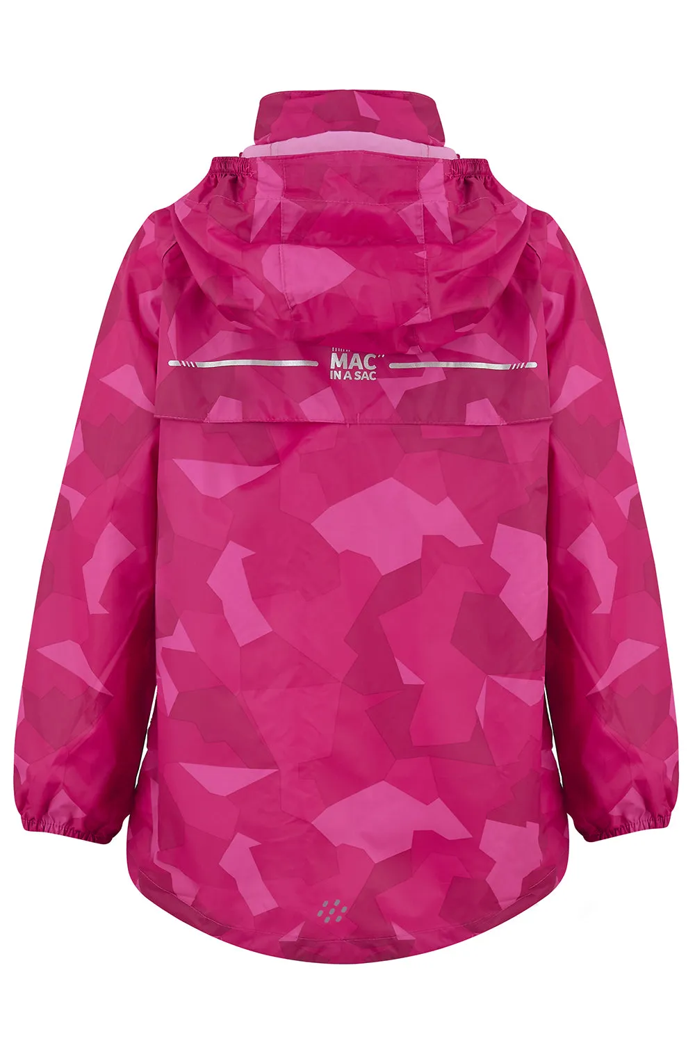 Origin Mini Packable Waterproof Kids Jacket - Pink Camo