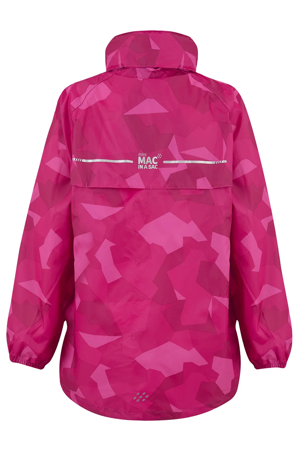 Origin Mini Packable Waterproof Kids Jacket - Pink Camo