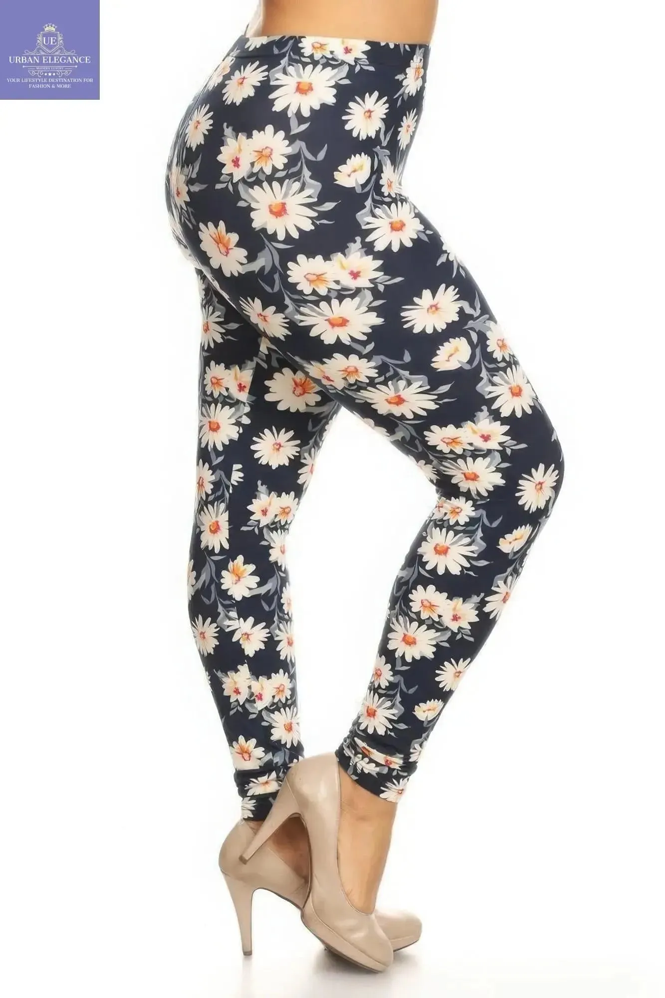 Plus Size Buttery Soft Print Leggings