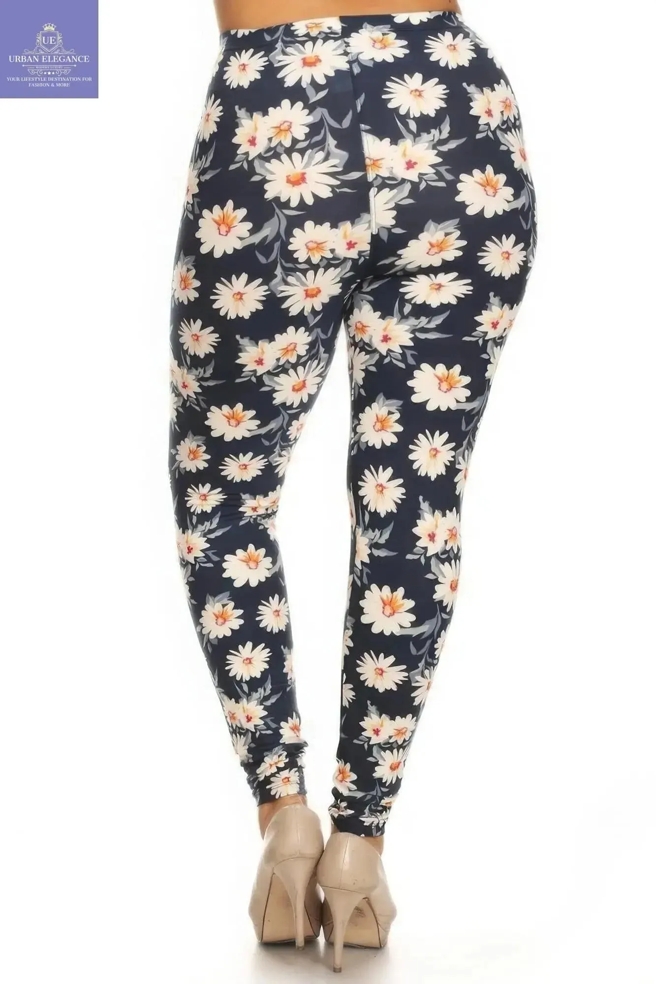 Plus Size Buttery Soft Print Leggings