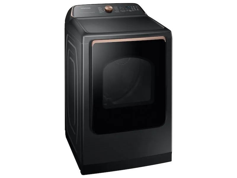 Samsung DVE55A7700V 7.4 cu. ft. Smart Electric Dryer with Steam Sanitize  in Brushed Black