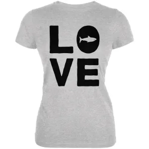 Shark Love Juniors Soft T Shirt