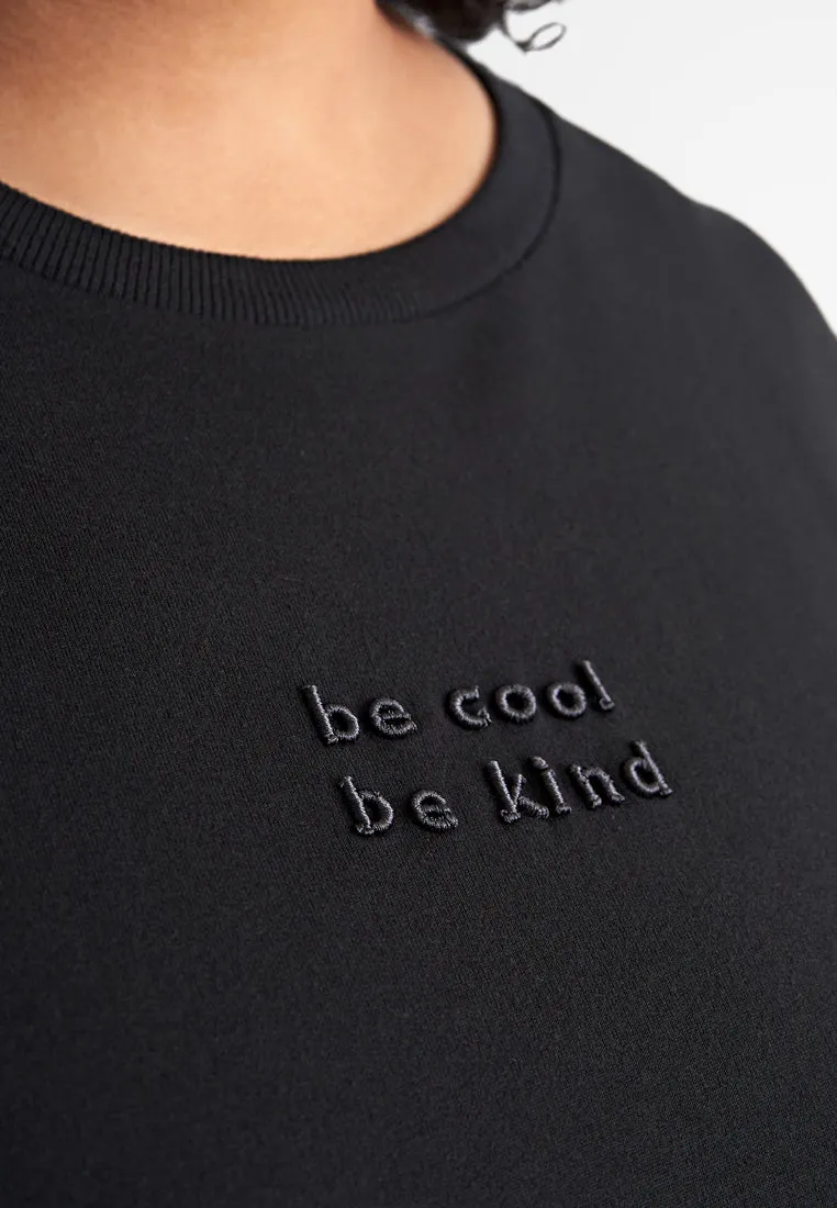 Trista Be Cool Be Kind Terry Jumper