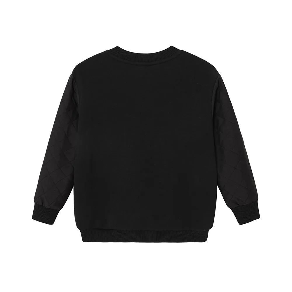 Vauva FW23 - Girls Organic Cotton Sweater (Black)