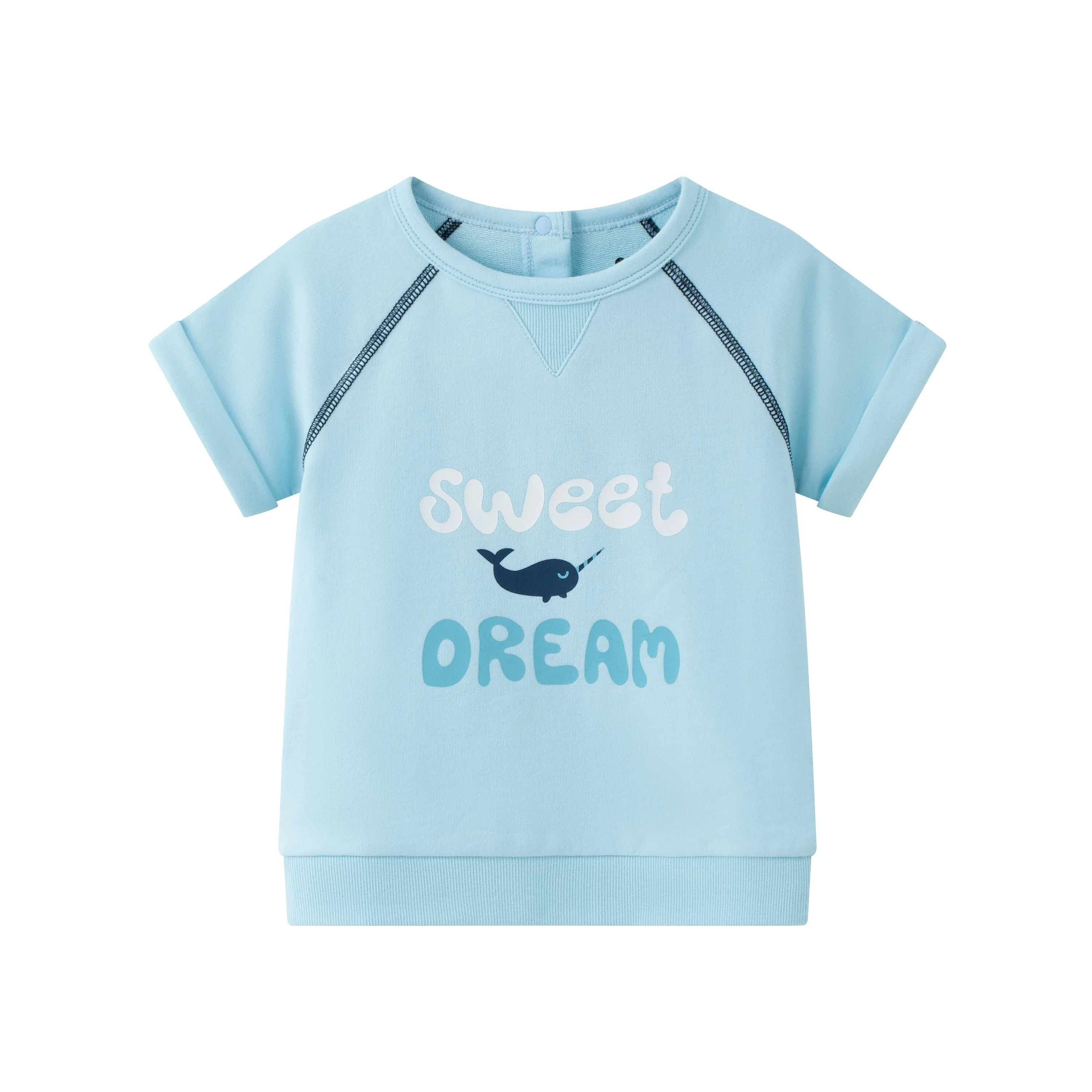 Vauva SS24 - Baby Boy Sweet Dream Short Sleeves Top (Blue)