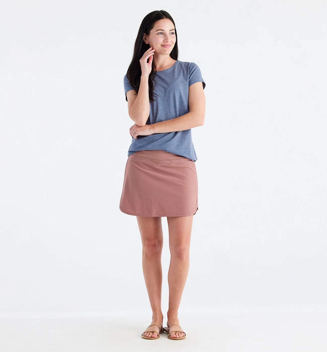 Women's Bamboo-Lined Breeze Skort - Light Sangria