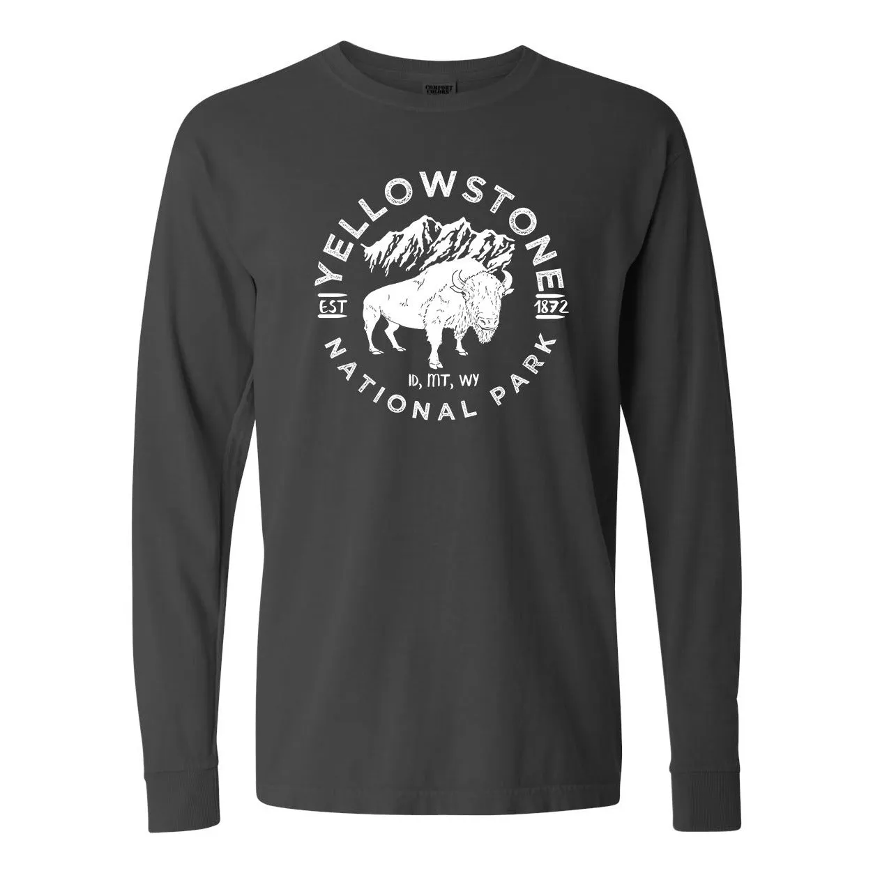 Yellowstone National Park Comfort Colors Long Sleeve T Shirt